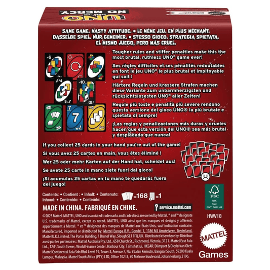  No Mercy Card Game